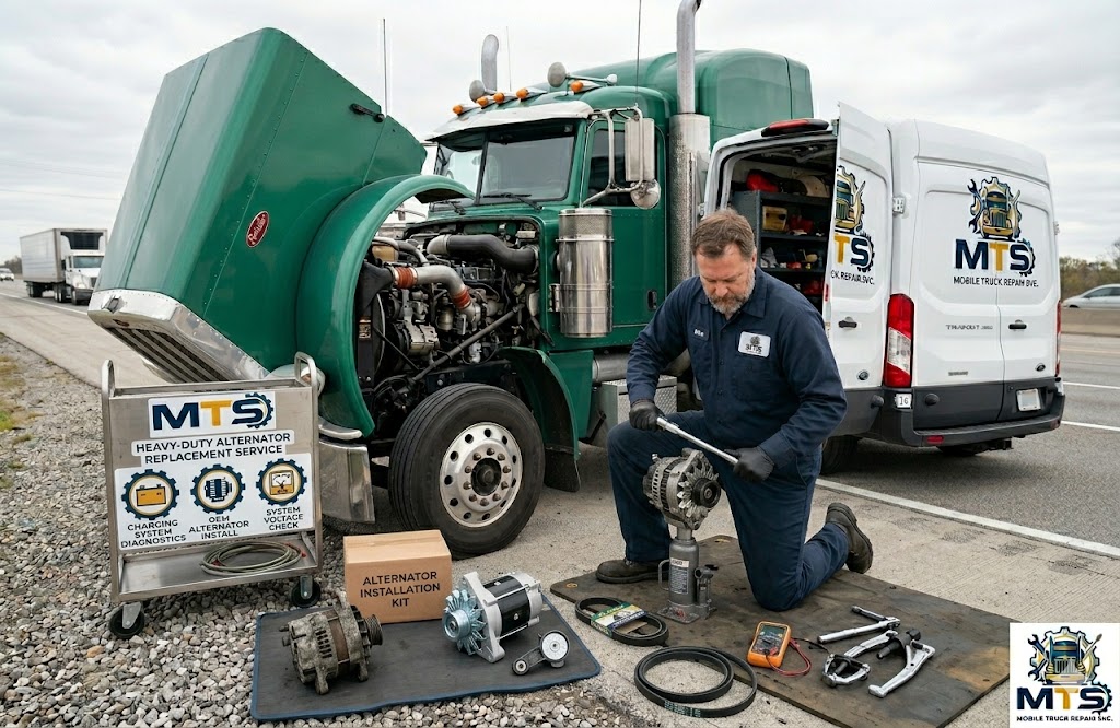 Semi Truck Alternator Replacement in Valmora, NM 87750