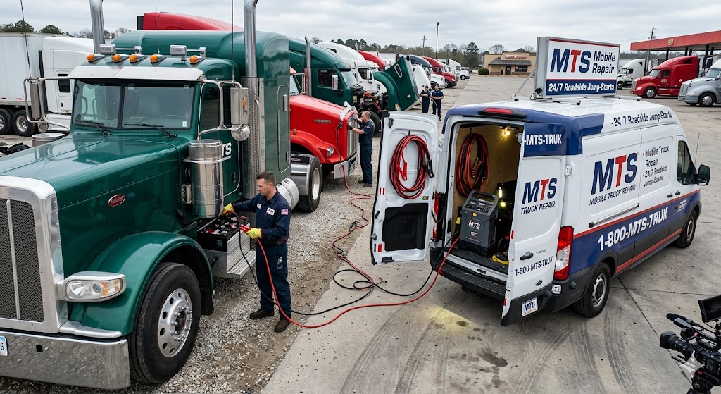 Semi Truck Jump Starts in Conception, MO 64433