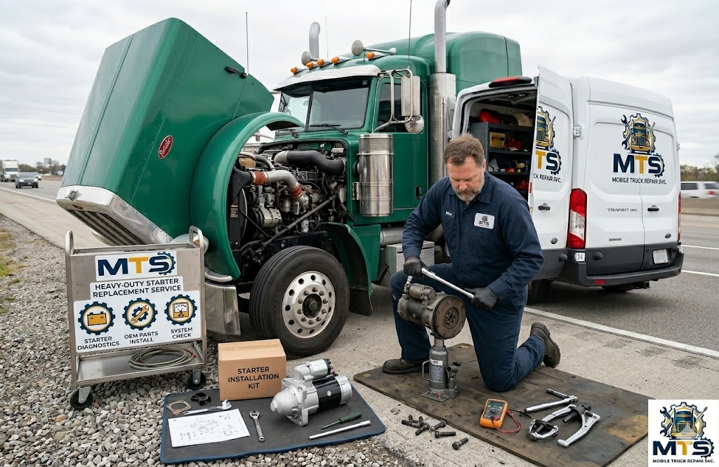 Semi Truck Starter Replacement in Normal, IL 61790